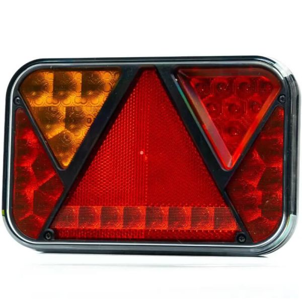 Piloto trasero LED FT-270 NT con triángulo reflectante 12V – Izquierdo o Derecho
