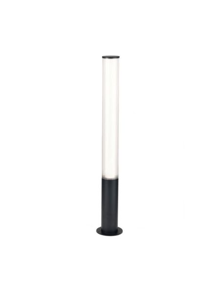 Bolardo LED de 65cm para exterior GANT, IP65 18W 3000K negro/corten