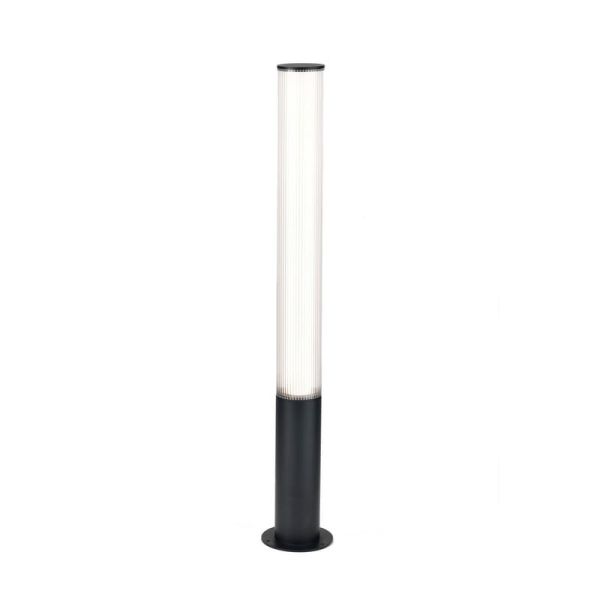 Bolardo LED de 65cm para exterior GANT, IP65 18W 3000K negro/corten