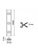 Tira LED SMD RGBIC digital con efectos por segmento 10 metros, 24V 6W/m IP20
