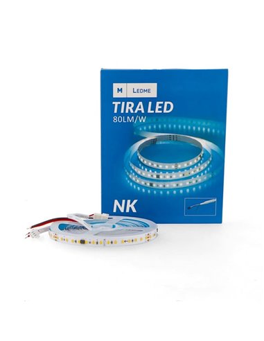 Tira LED SMD TIPS digital 24V blanco fijo 10W/m IP20 5 metros, control por segmentos, 6000K/4500K/3000K