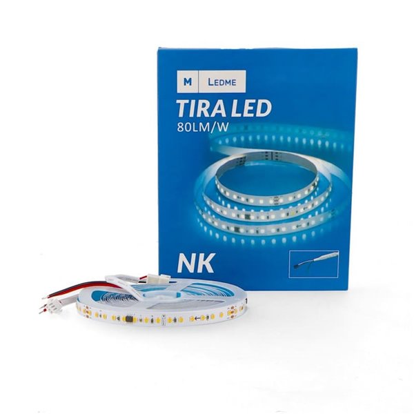 Tira LED SMD TIPS digital 24V blanco fijo 10W/m IP20 5 metros, control por segmentos, 6000K/4500K/3000K