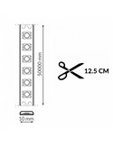 Tira LED SMD TIPS digital 24V blanco fijo 10W/m IP20 5 metros, control por segmentos, 6000K/4500K/3000K