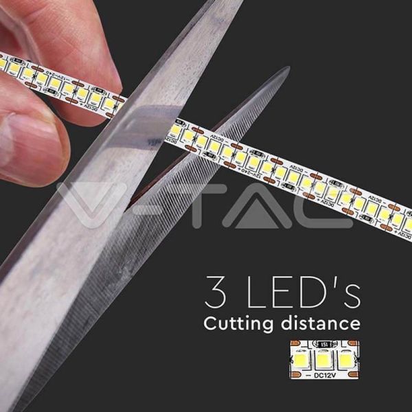 Tira LED SMD 2835 12V 20W/m 240 LEDs/m IP20 2000 lm/m Alto Luminosidade