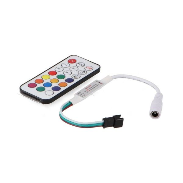 Controlador Mini Colorful con mando para tira LED digital