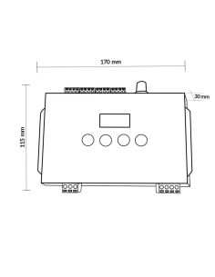 Controlador M-4000 para fitas de LED digitais RITT e MESSEv 2