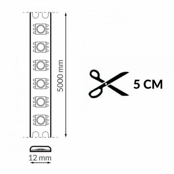 LED COB TIPS RGBIC Digital 24V 21W/m...