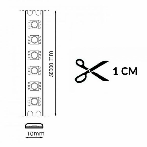Tira LED SMD RGB digital MESSE 12V...