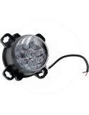 Faro principal LED luz de carretera 12/24V homologado ECE R112 para Fendt y Massey