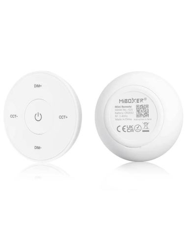 Panel Mando MiBoxer K2S RF 2.4GHz – Control MONO / CCT 1 Zona LED - Blanco