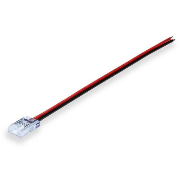 Conector con cable para tira LED 8mm monocolor, 2 pin 12V / 24V