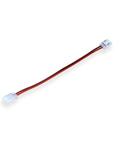 Conector doble con cable para tira LED monocolor 8mm 2 pin, 12V / 24V