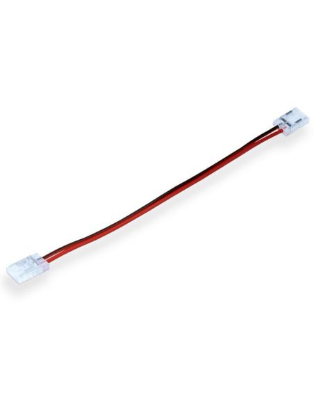 Conector doble con cable para tira LED monocolor 8mm 2 pin, 12V / 24V