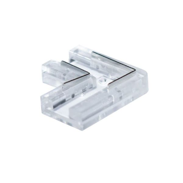 Conector en L 90º para tira LED 8mm monocolor, 2 pin 12V / 24V