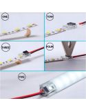 Conector UltraMini para tira LED monocolor 10 mm 2 pin 12V / 24V