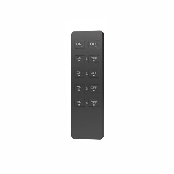 Mando RF 2,4 GHz monocolor de 4 zonas para tiras LED regulables