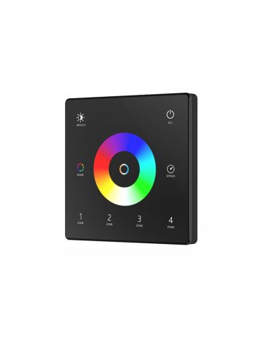 Panel TUYA RF 2,4 GHz RGB+CCT de 4 zonas para tiras LED regulables