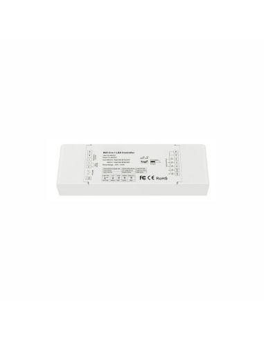 Controlador TUYA WiFi + RF 2,4 GHz 5 canales para tiras LED monocolor, CCT, RGB, RGBW y RGB+CCT