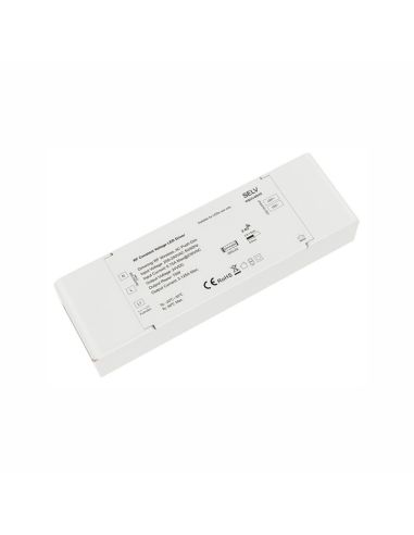 Fonte de alimentação de 24V Push DIM e RF 2.4 GHz 75W para fitas de LED monocromáticas.