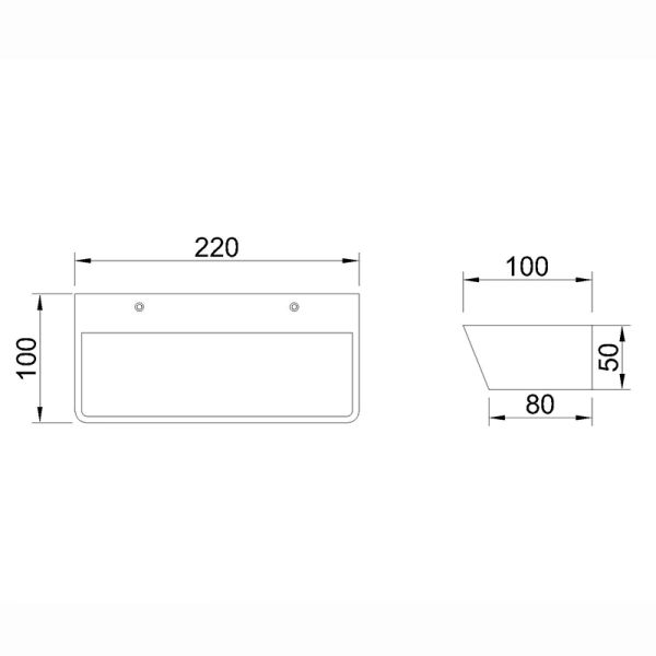 Wandleuchte LED ALTEA 21W mit...