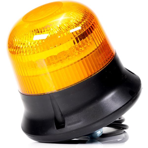 Luz de advertência LED âmbar FT-151 DF 12–30V com flash duplo e parafuso central NR65 TA1 EMC