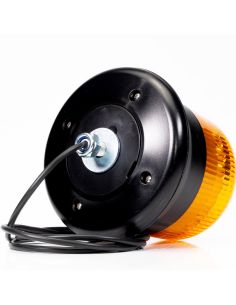 Luz de advertência LED âmbar FT-151 DF 12–30V com flash duplo e parafuso central NR65 TA1 EMC