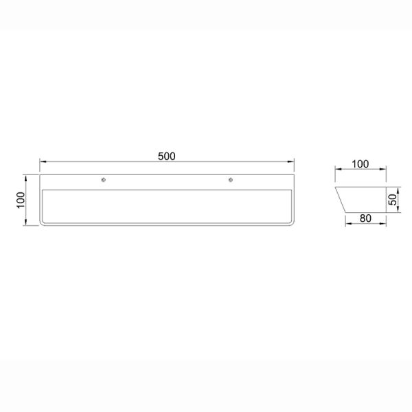 Wandleuchte LED ALTEA 40W mit...
