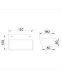 Aplique de pared LED ALTEA 15W 3000K/4000K Blanco 1200lm/1275lm