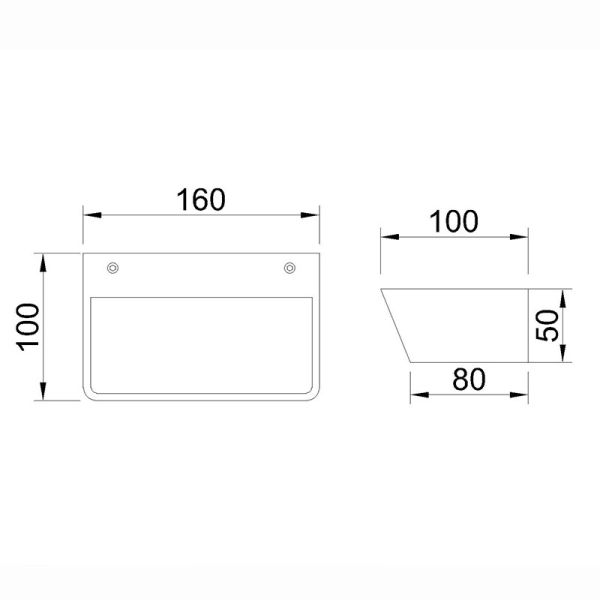 Aplique de pared LED ALTEA 15W 3000K/4000K Blanco 1200lm/1275lm