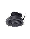 Mini foco LED orientable negro NEPTUNO 3W 210Lm/220Lm, corte Ø42mm, 2700K/3000K/4000K
