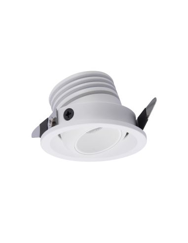 Mini projecteur LED orientable blanc...