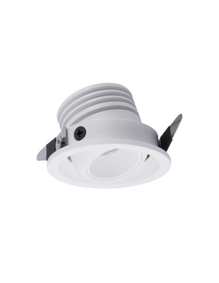 Mini foco LED orientable blanco NEPTUNO 3W 210Lm/220Lm, corte Ø42mm, 2700K/3000K/4000K