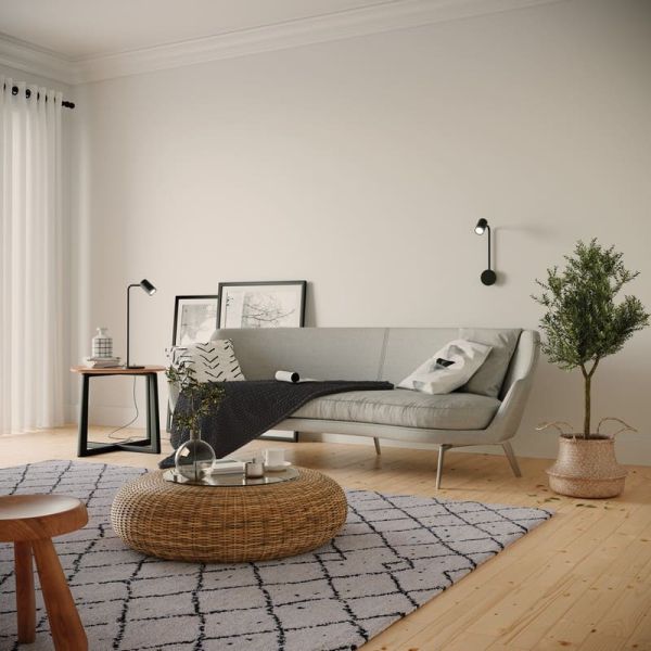 Lampe de table Sal blanc sable ou...