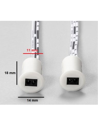 Sensor PIR doble empotrable para...