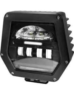 Faro LED delantero 40/70W 12–30V con conector Delphi para John Deere – Luz cruce y carretera RE593798