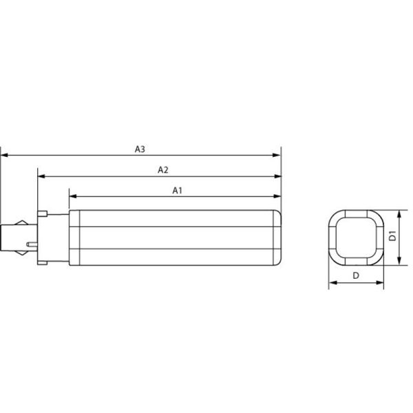 Bombilla LED profesional CorePro PLC G24d-3, 2 pines, 8,9W equivalente a 26W, 990/1100Lm 3000K/4000K