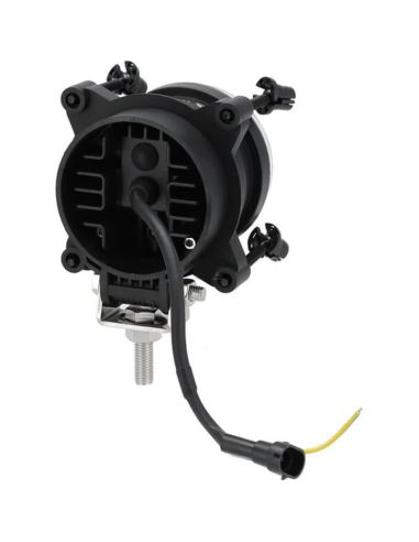 TRasera de Faro LED redondo 90 mm 25/5W 12–24V con luz de posición y conector H9 Homologado