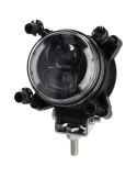 Medidas Faro LED redondo 90 mm 30/5W 12–24V con luz corta y posición – Conector H9