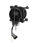 Faro LED redondo 90 mm 30/5W 12–24V con luz corta y posición – Conector H9