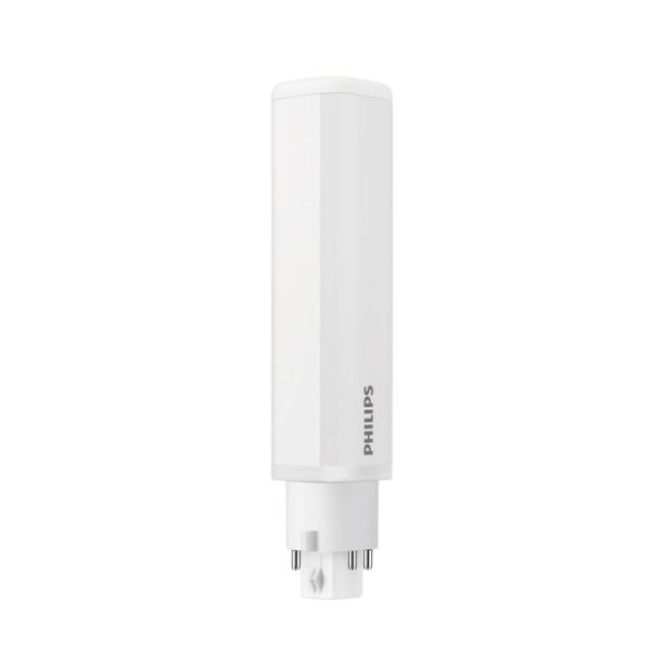 Bombilla LED CorePro PLC G24q-1 profesional 4 pines, 6,5W equivalente a 18W, 650/700Lm 3000K/4000K, 128mm