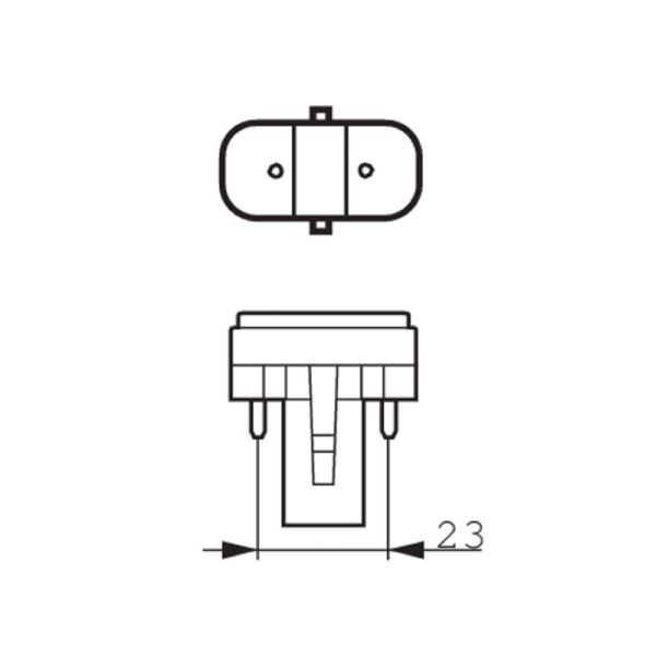 Ampoule LED professionnelle CorePro PLS G23, 2 broches, 5 W équivalent à 11 W, 500/550 lm, 3000 K/4000 K, 105 mm