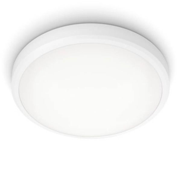 Luminária de teto LED Doris para banheiro, branca, IP44, 17W, 1700 lúmens, 8718699758905