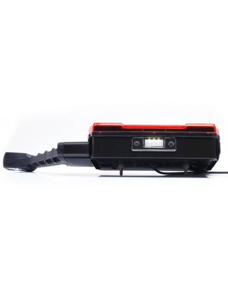 Piloto trasero LED W249DD+W48 con galibo lateral y luz de matrícula – Izquierdo / Derecho 12–24V