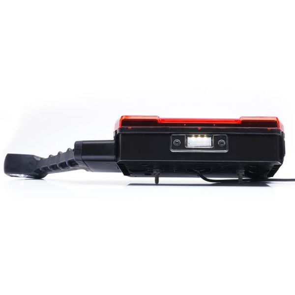 Piloto trasero LED W249DD+W48 con galibo lateral y luz de matrícula – Izquierdo / Derecho 12–24V