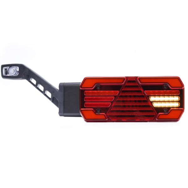 Piloto trasero LED W249DD+W48 con galibo lateral y luz de matrícula – Izquierdo / Derecho 12–24V