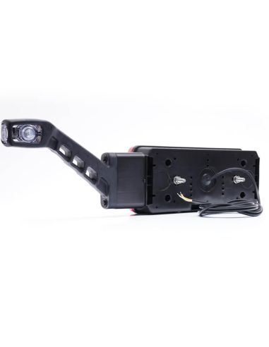 Piloto trasero LED W249DD+W48 con galibo lateral y luz de matrícula – Izquierdo / Derecho 12–24V
