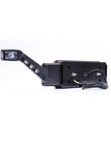 Piloto trasero LED W249DD+W48 con galibo lateral y luz de matrícula – Izquierdo / Derecho 12–24V