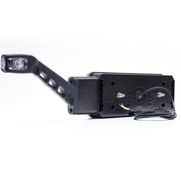 Lanterna traseira LED W249DD+W48 com luz de posição lateral e luz de placa – Esquerda/Direita 12–24V