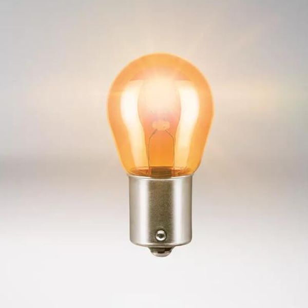 Bombilla OSRAM ORIGINAL PY21W ámbar BAU15s 12V – Caja 10 unidades