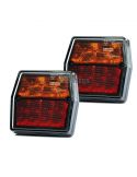 Piloto trasero LED Fristom FT-222 12V con conector Bayonet 5 Pin – Sin luz de matrícula